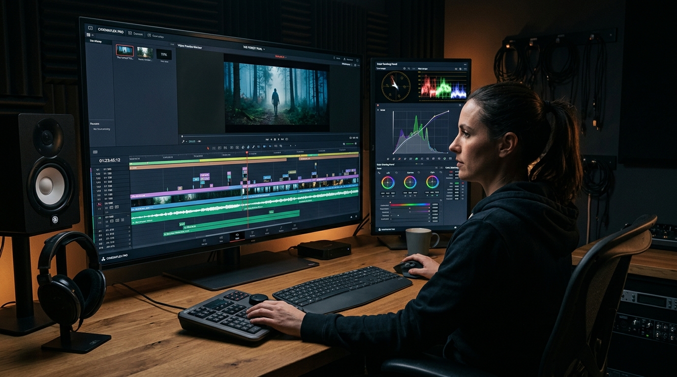 Video Editing Timeline NLE
